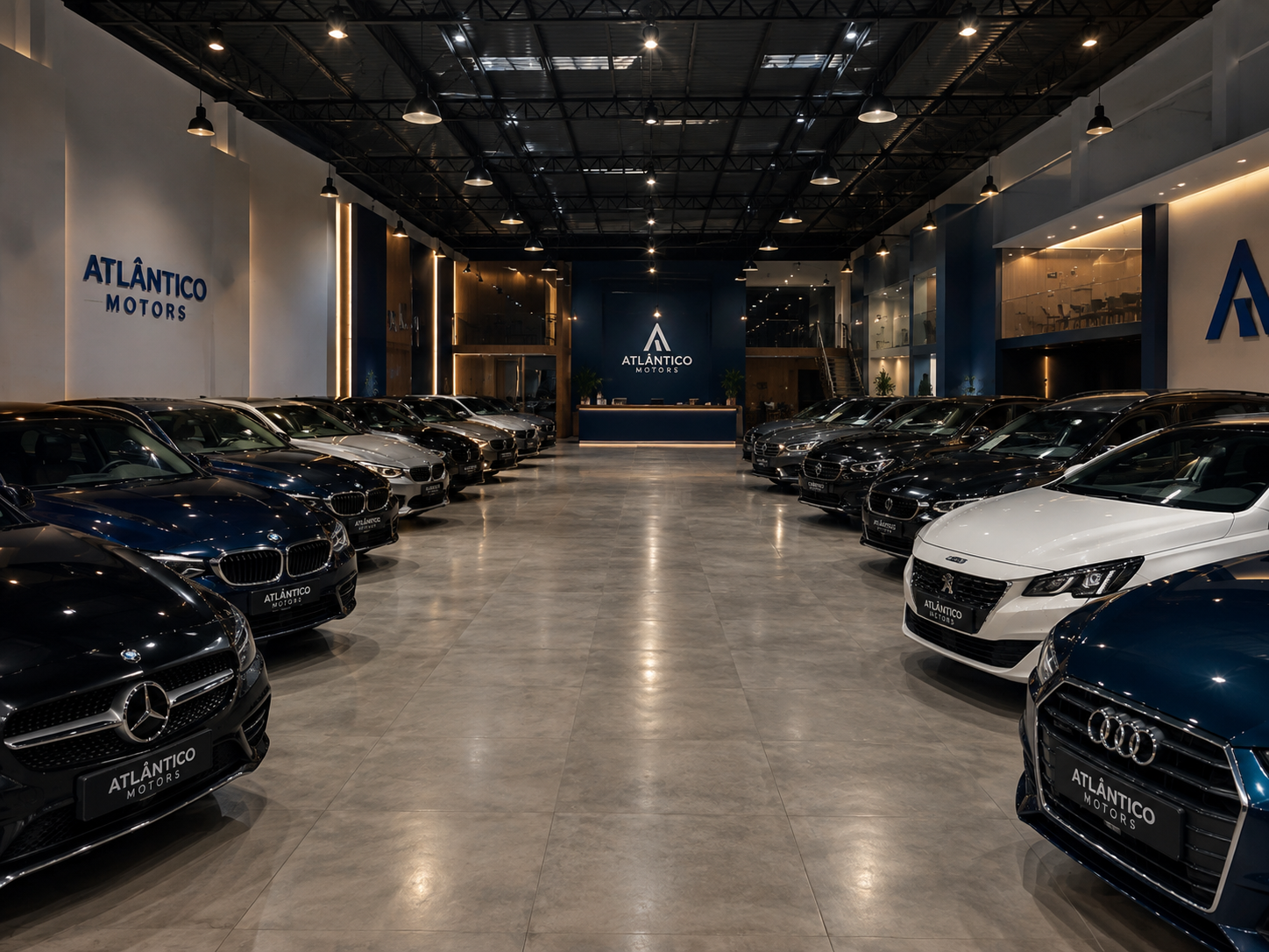 Showroom da Atlântico Motors